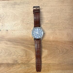 Citizen Brown Leather Strap Watch